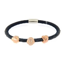 Armband Augusta De Carolis Dame in Leder BR2-181 - BR2-181